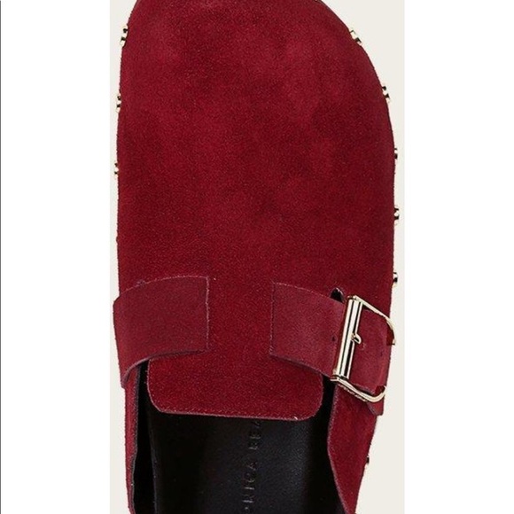 Veronica beard fern clogs size 36 studded suede mules - Picture 3 of 8